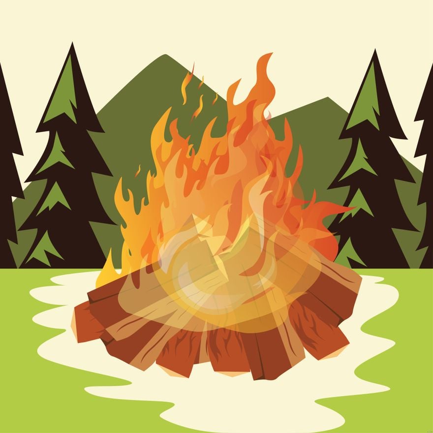 Free Firewood Illustration