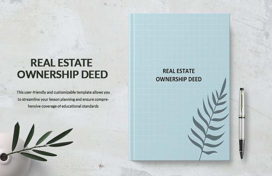 Real Estate Ownership Deed Template