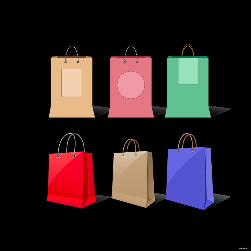 Bag Packaging Vector in Illustrator, EPS, SVG, JPG, PNG