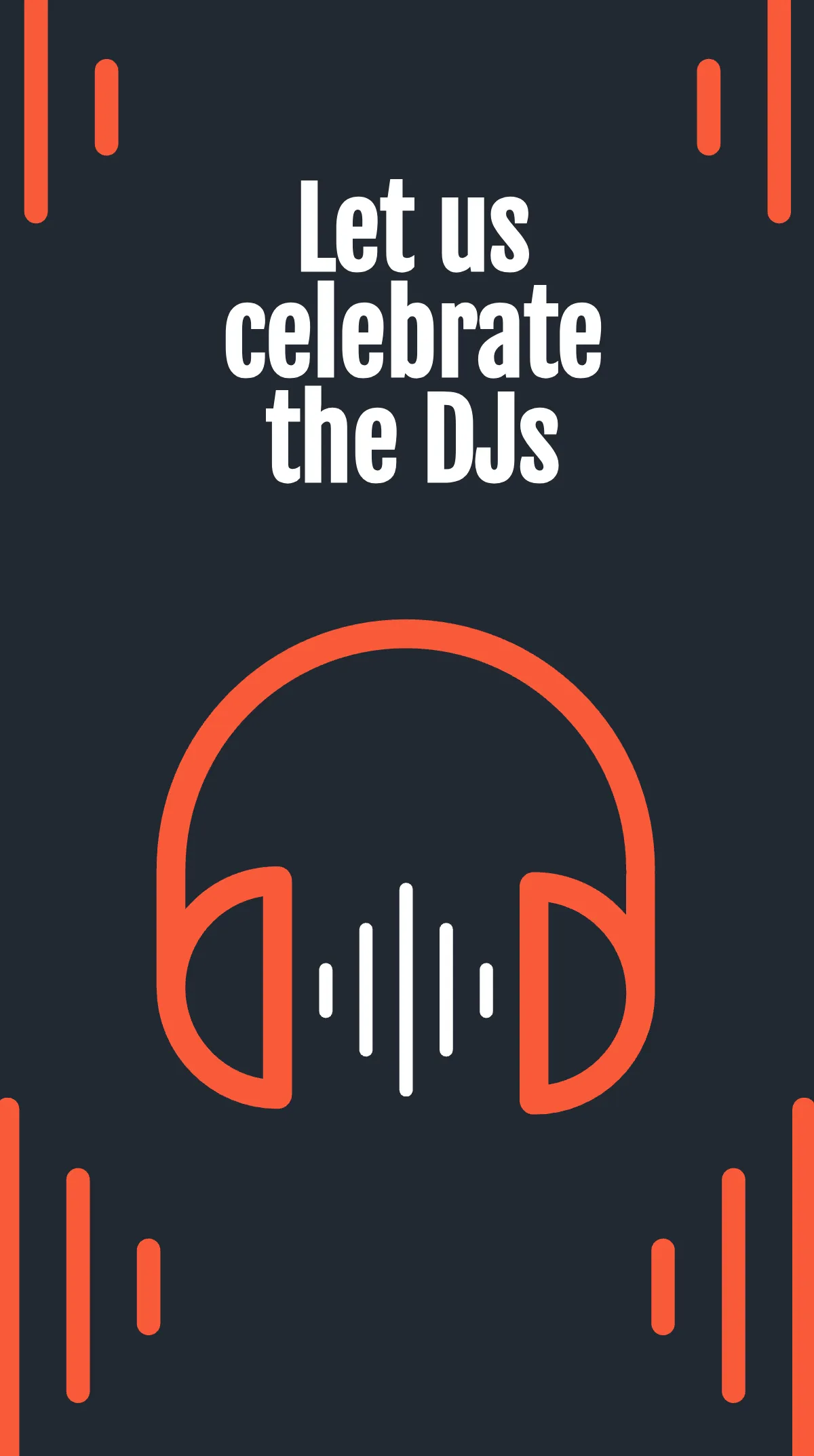 Free National Dj Day Instagram Story Template to Edit Online