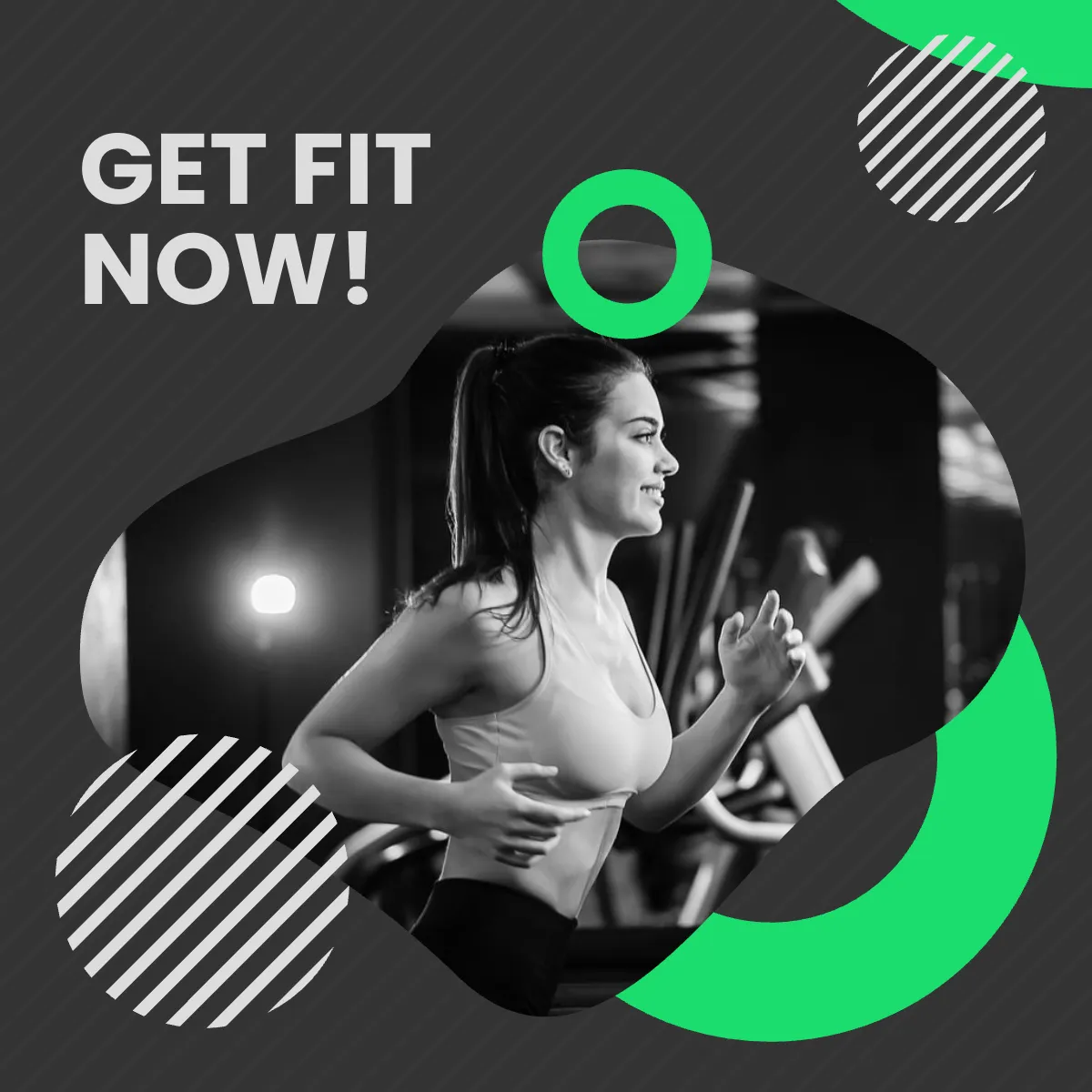 Free Fitness Activity Puzzle Post, Instagram, Facebook Template to Edit Online