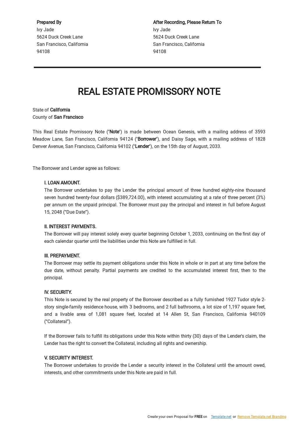FREE Real Estate Report PDF Template Download