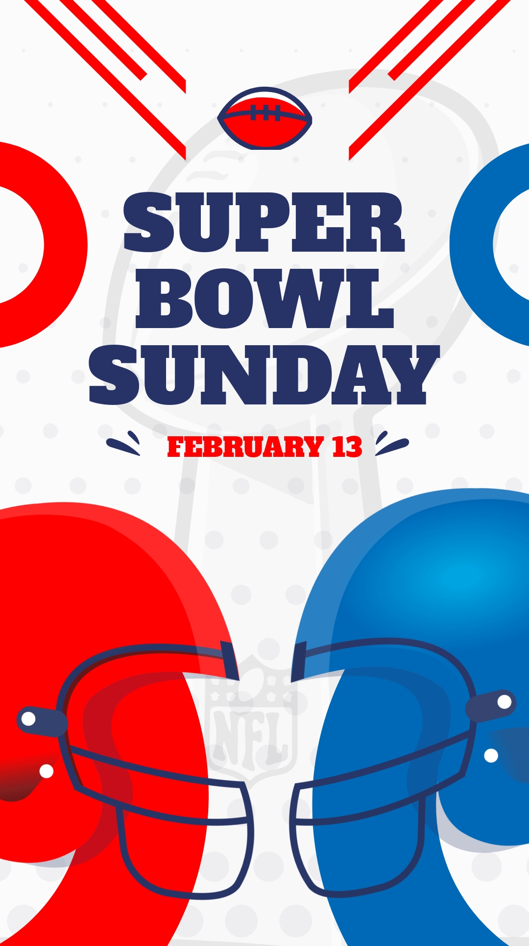 Super Bowl Sunday Template