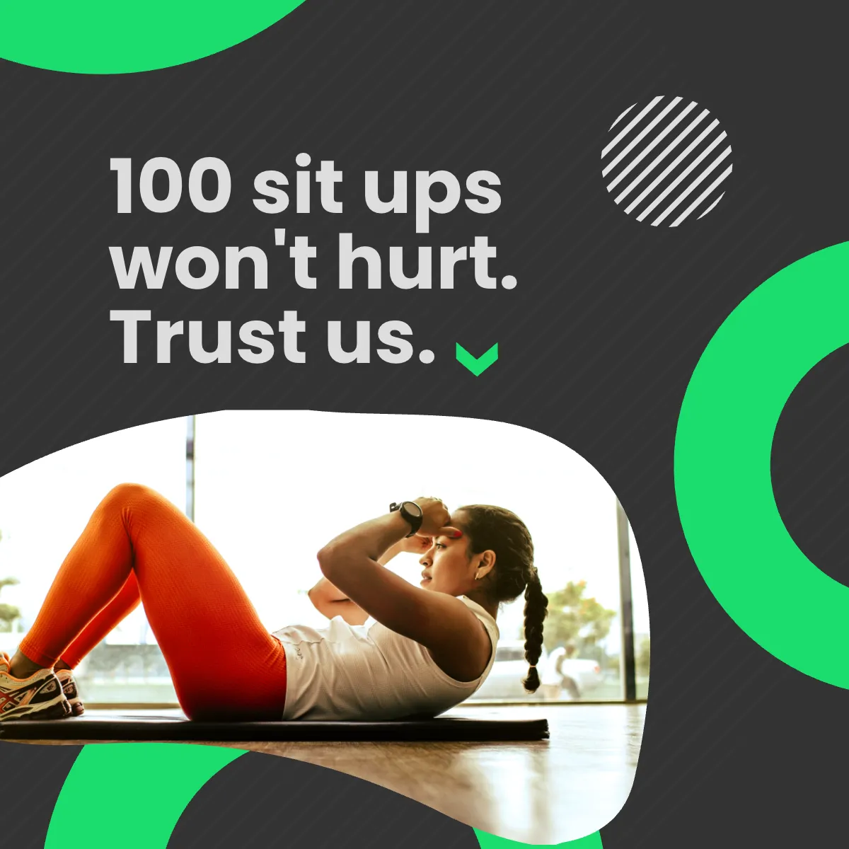 Free Gym Puzzle Post, Instagram, Facebook Template to Edit Online