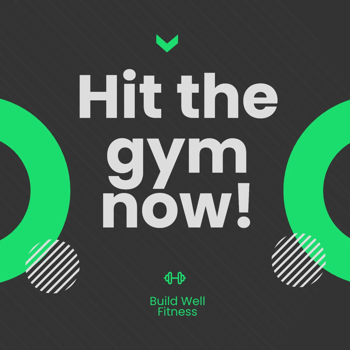 Free Gym Puzzle Post, Instagram, Facebook Template to Edit Online