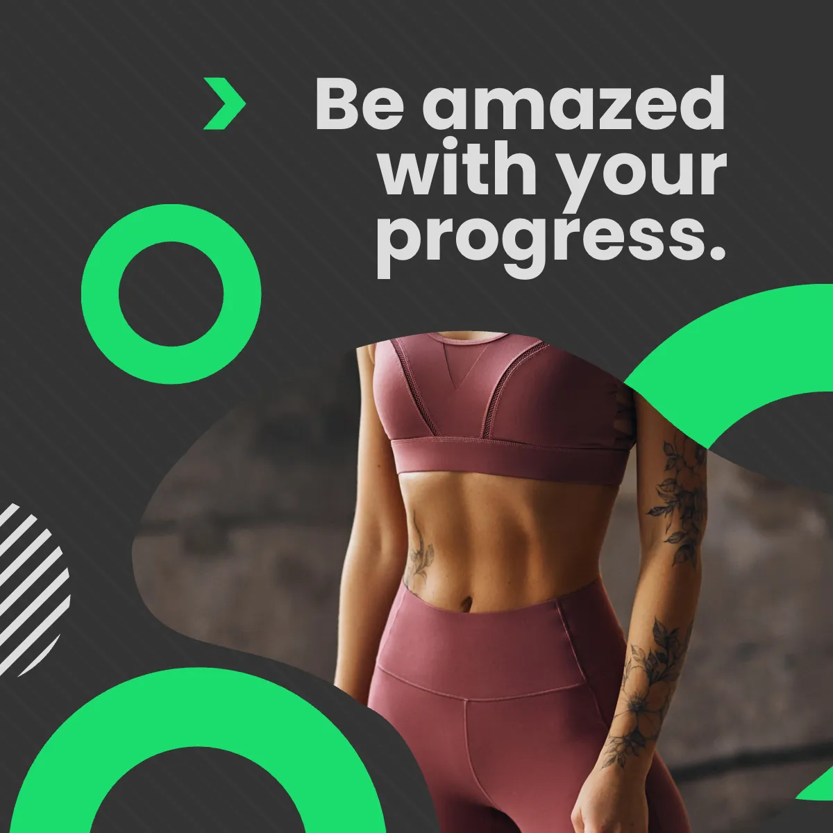 Free Gym Puzzle Post, Instagram, Facebook Template to Edit Online