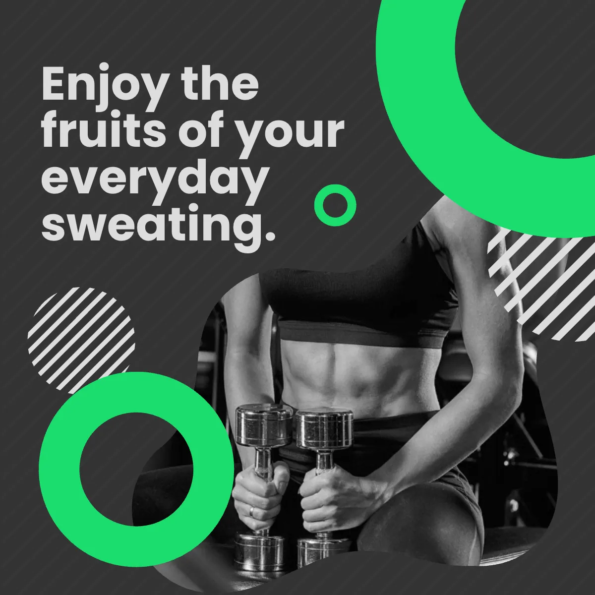 Free Workout Puzzle Post, Instagram, Facebook Template to Edit Online