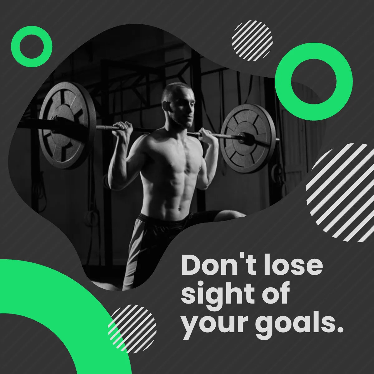 Free Workout Puzzle Post, Instagram, Facebook Template to Edit Online