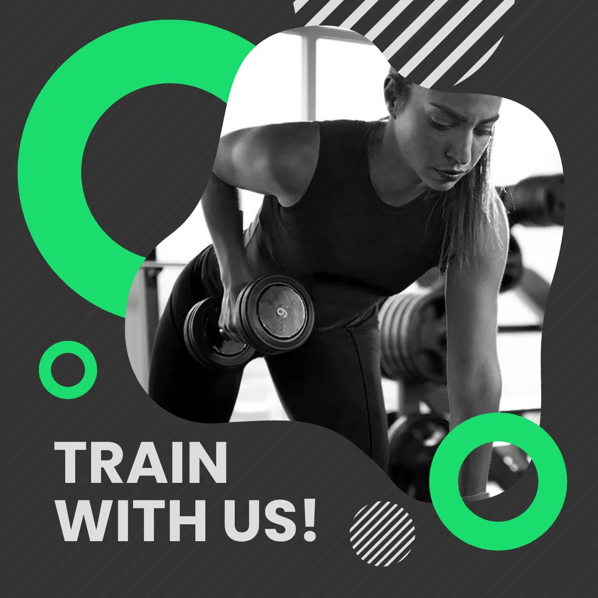 Free Workout Puzzle Post, Instagram, Facebook Template to Edit Online