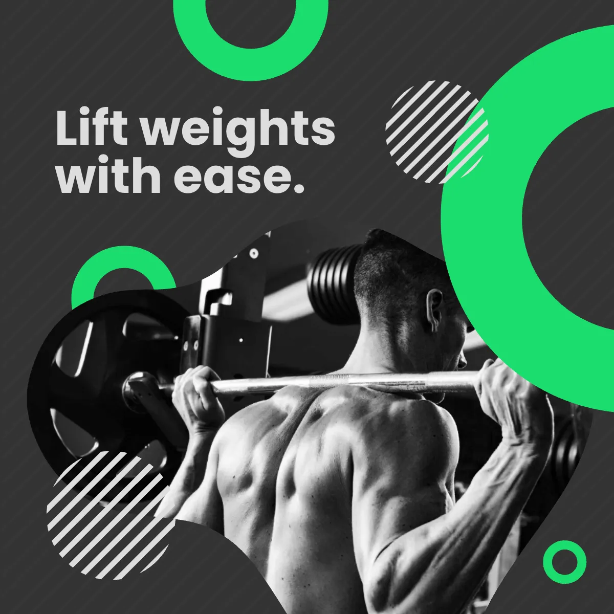 Free Workout Puzzle Post, Instagram, Facebook Template to Edit Online
