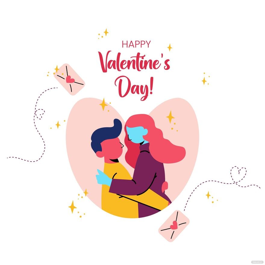 Valentines Day Love Vector in Illustrator, EPS, SVG, JPG, PNG