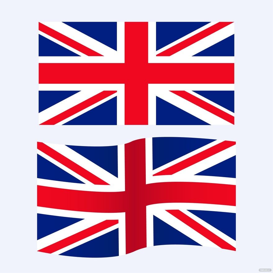 Simple UK Flag Vector