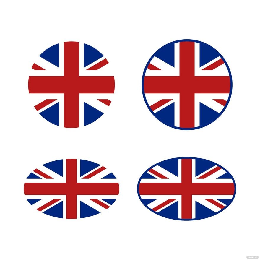 Free Round UK Flag Vector