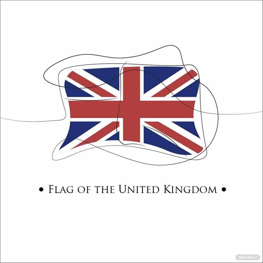 Modern UK Flag Vector