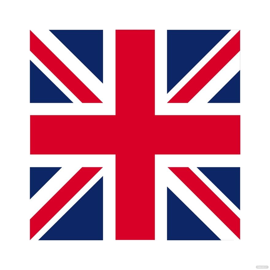 Free Square UK Flag Vector