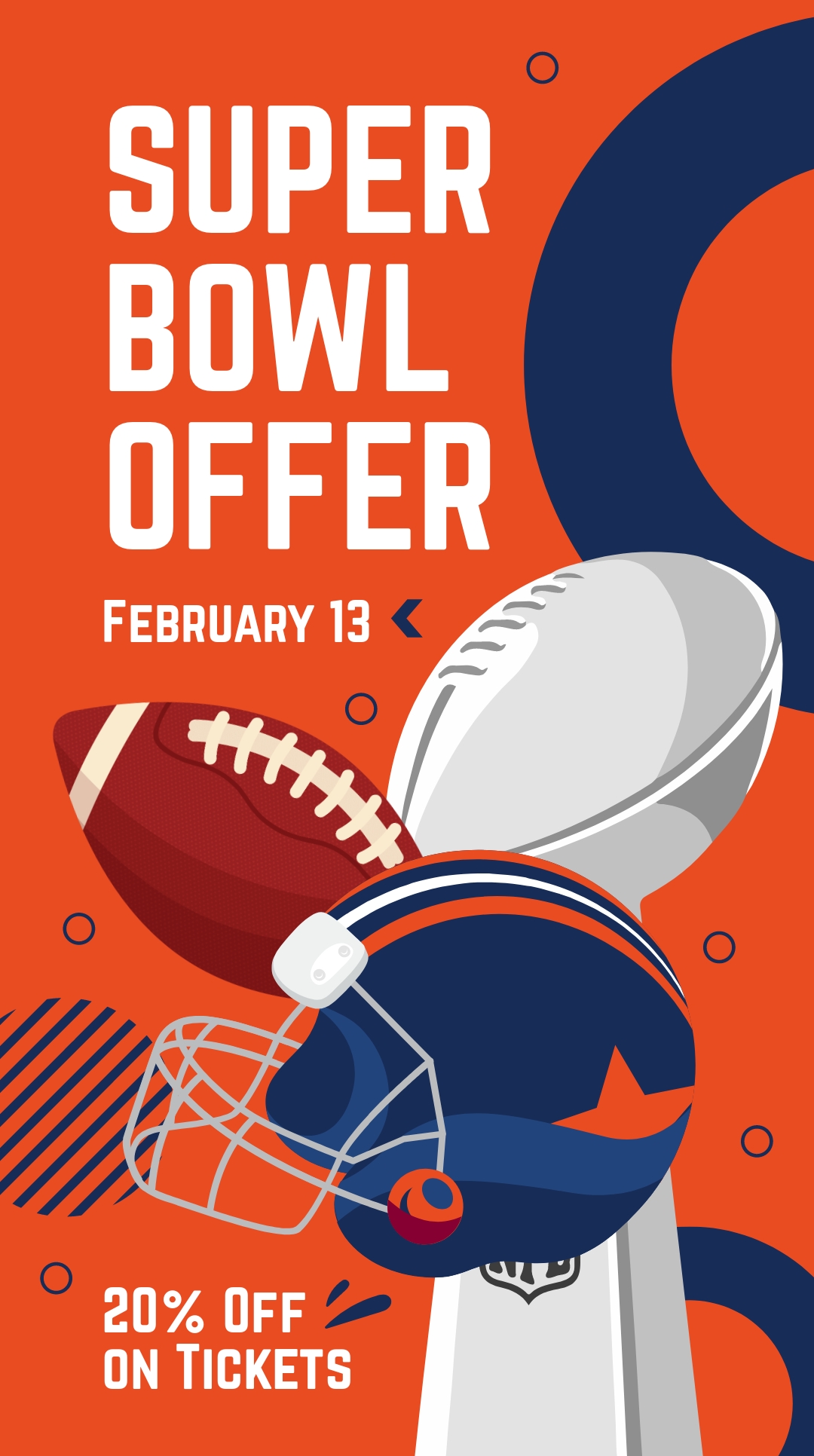 Free Super Bowl Giveaway Instagram Story Template