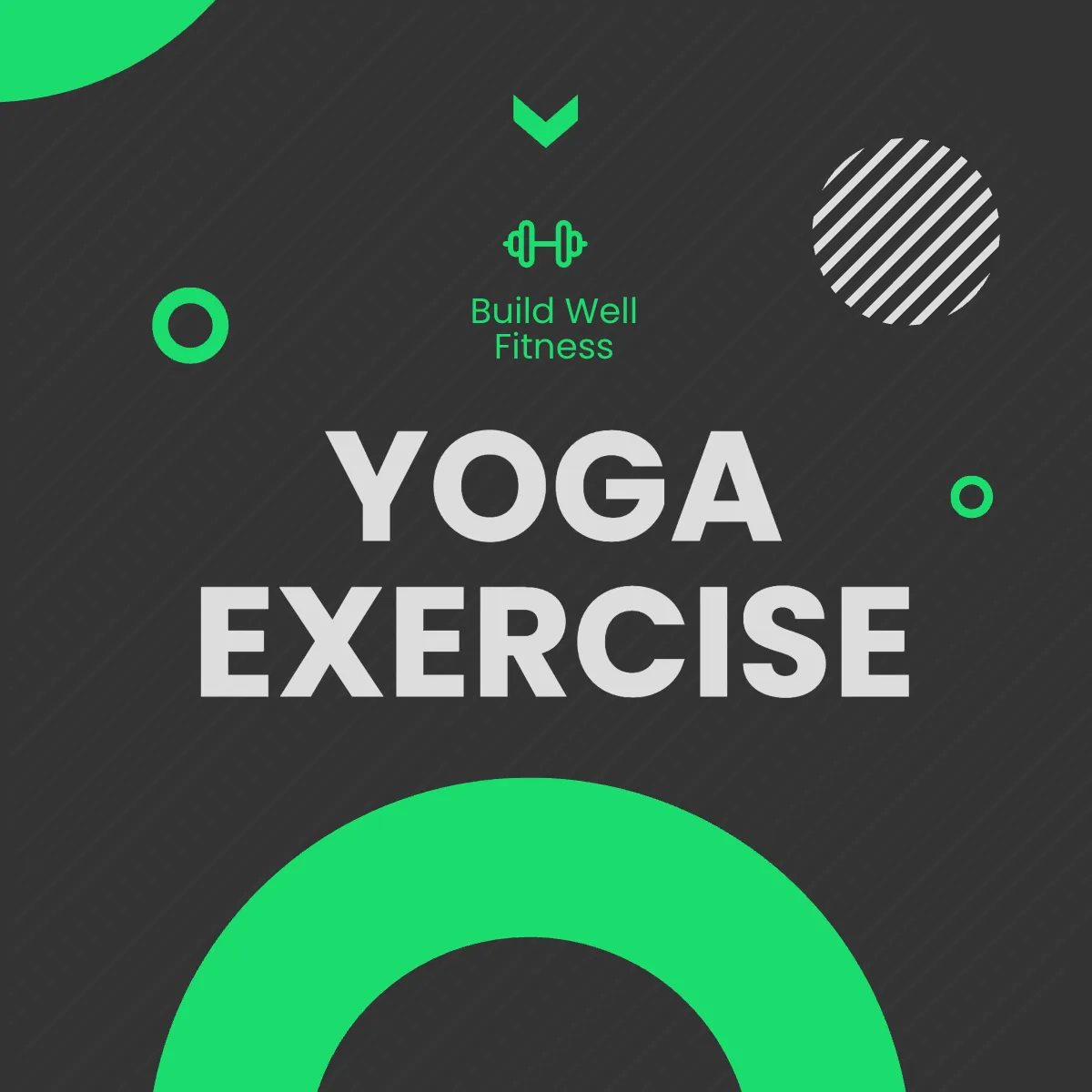 Free Yoga Exercise Puzzle Post, Instagram, Facebook Template to Edit Online