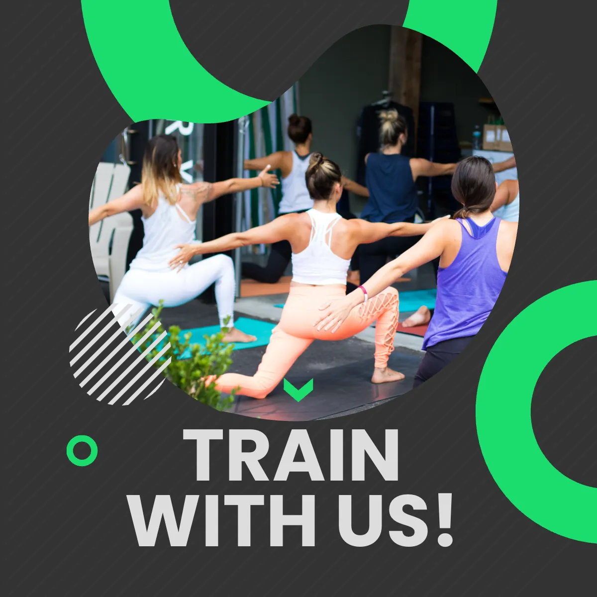 Free Yoga Exercise Puzzle Post, Instagram, Facebook Template to Edit Online