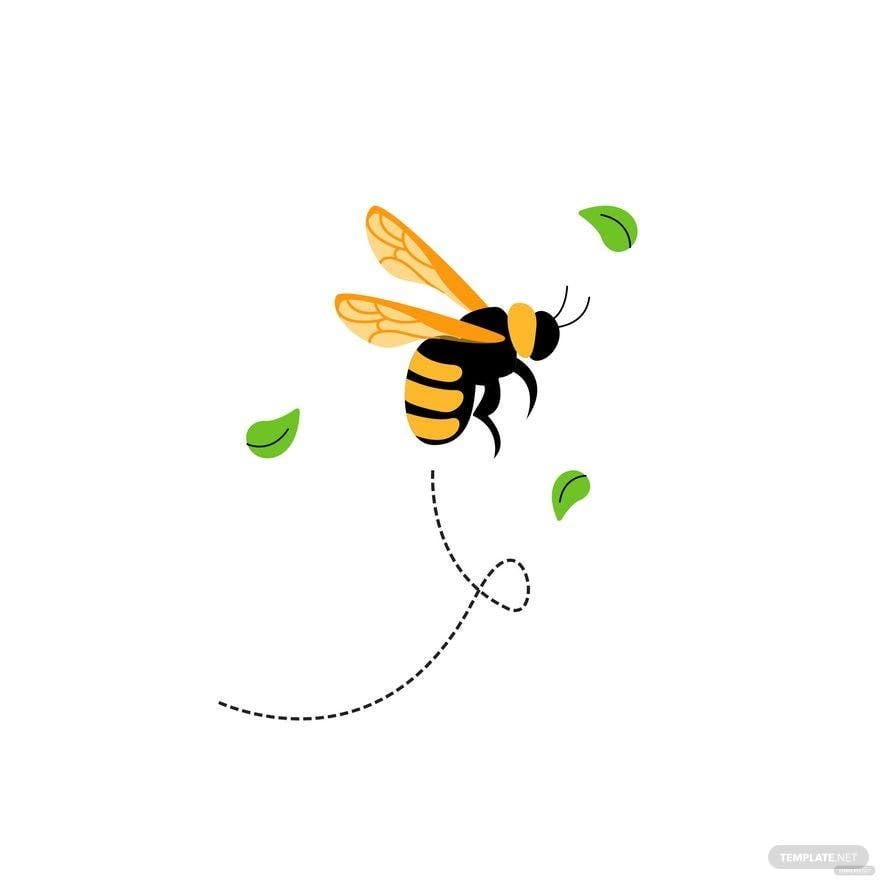 Stingless Bee Vector in Illustrator, EPS, SVG, JPG, PNG