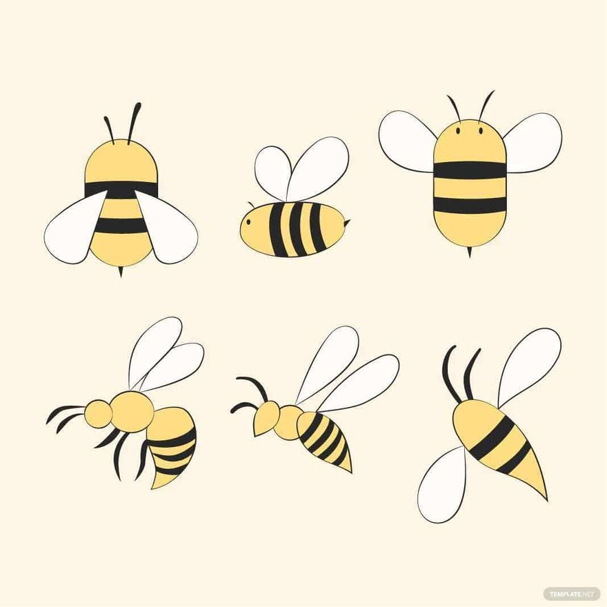 Simple Bee Vector