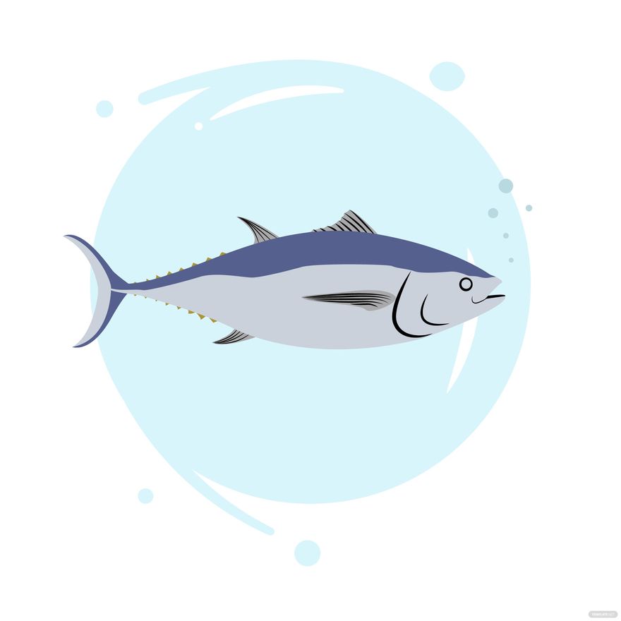 Tuna Vector in Illustrator, EPS, SVG, JPG, PNG