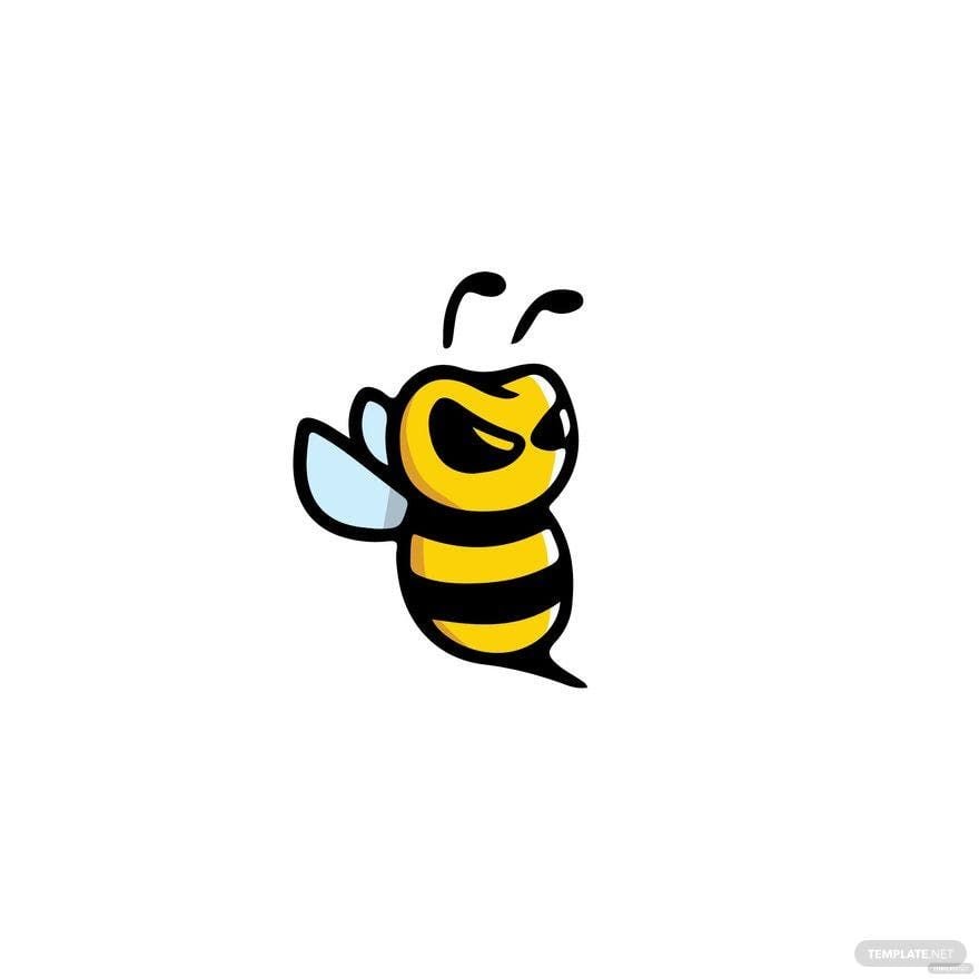 Free Angry Bee Vector