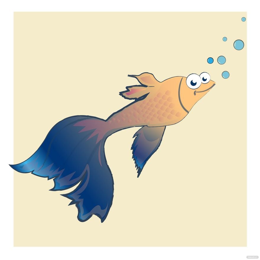 Free Guppy Fish Vector - EPS, Illustrator, JPG, PNG, SVG 