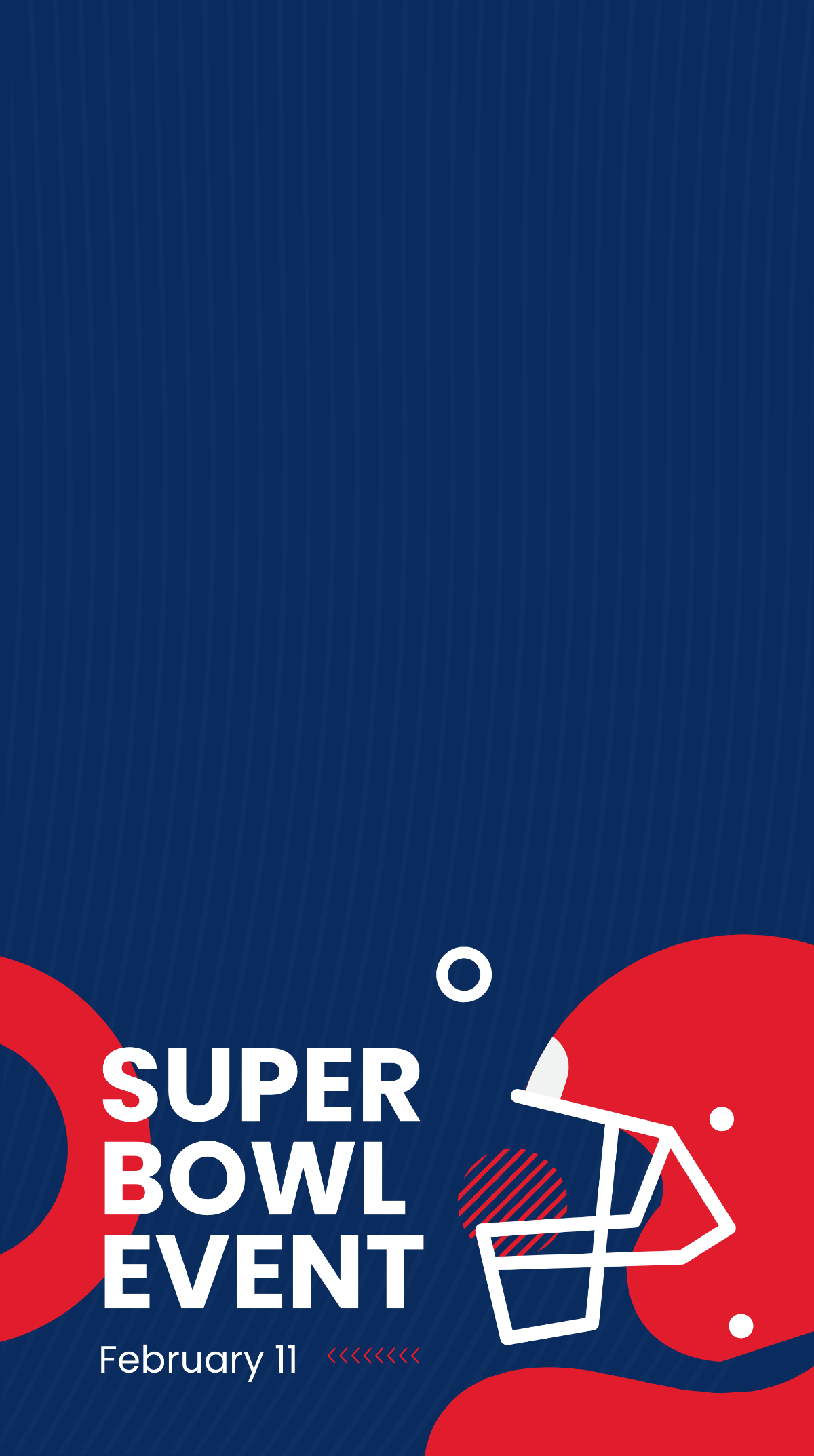 Super Bowl Event Snapchat Geofilter Template
