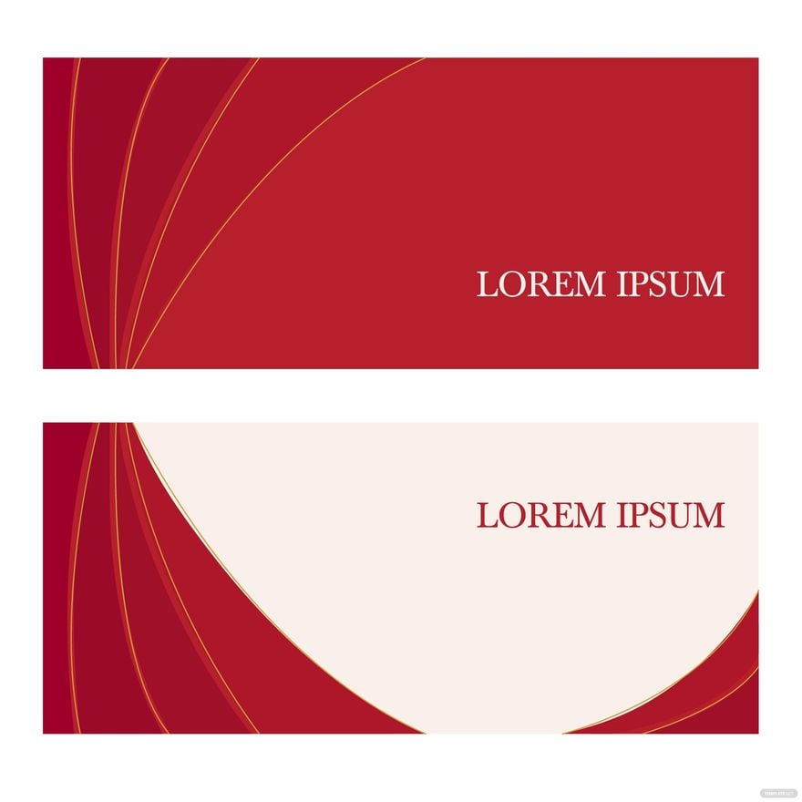 Red Banner Vector