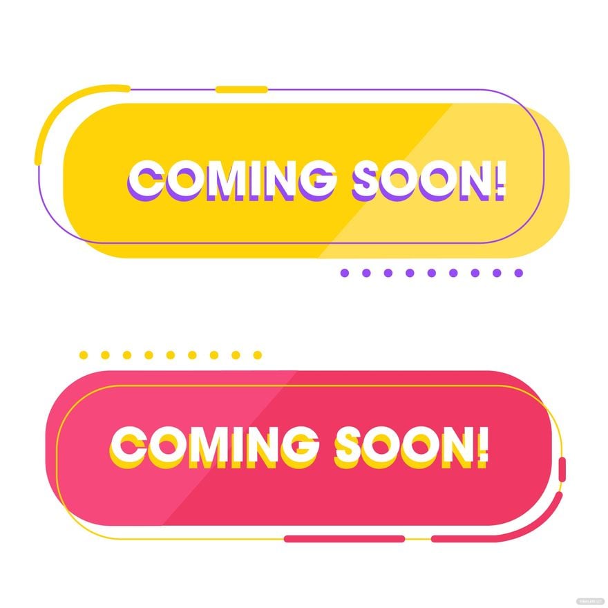 Free Coming Soon Banner Vector