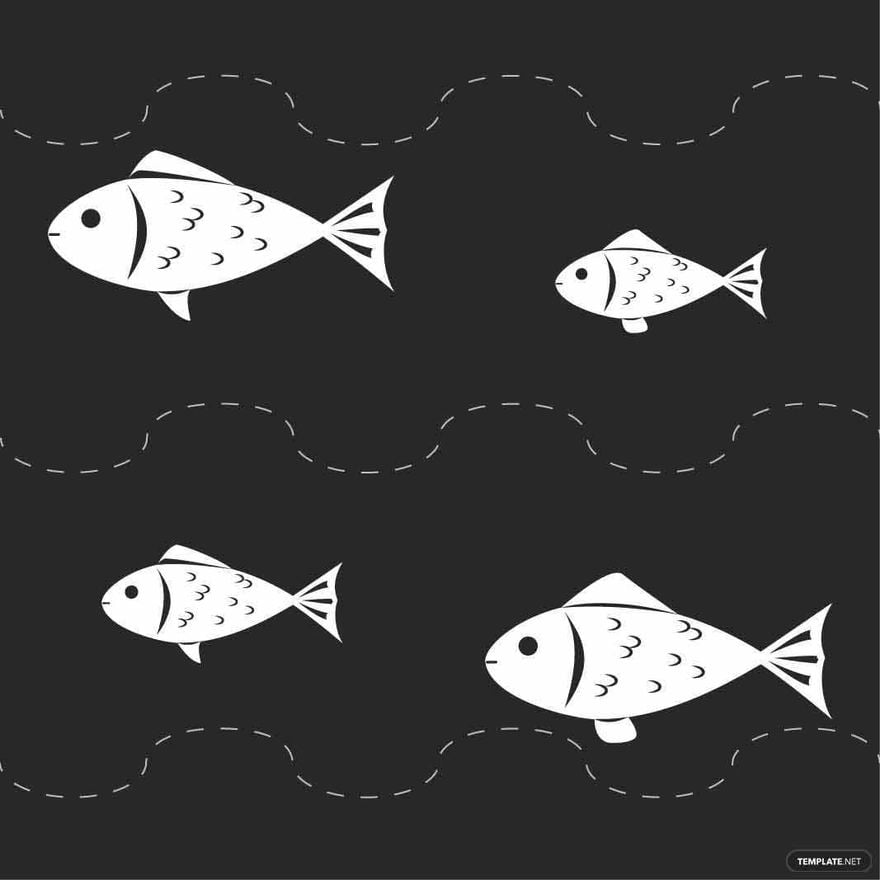 Free White Fish Vector in Illustrator, EPS, SVG, JPG, PNG