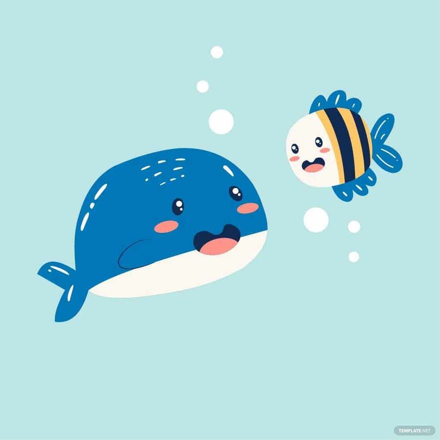 Free Cute Fish Vector in Illustrator, EPS, SVG, JPG, PNG