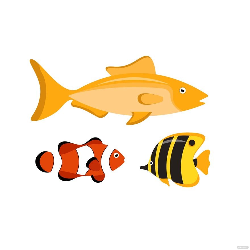 Transparent Fish Vector in Illustrator, SVG, JPG, EPS, PNG