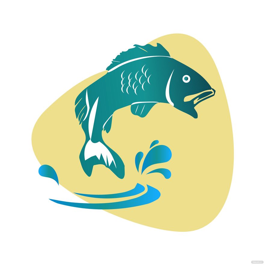 Jumping Fish Vector