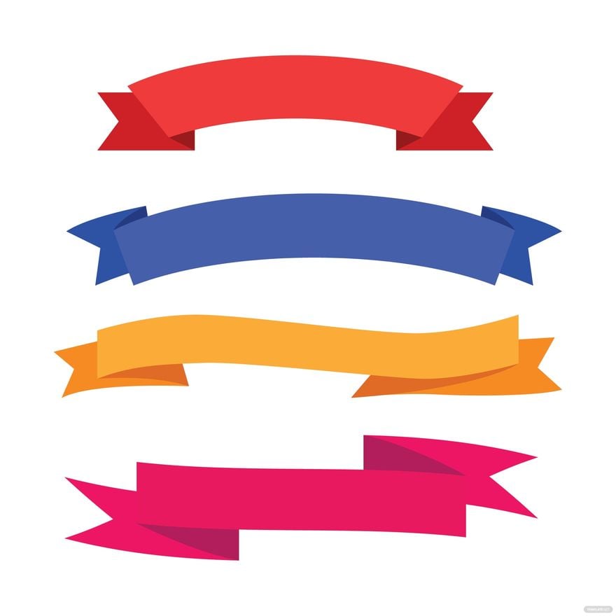 Ribbon Banner Vector in Illustrator, EPS, SVG, JPG, PNG