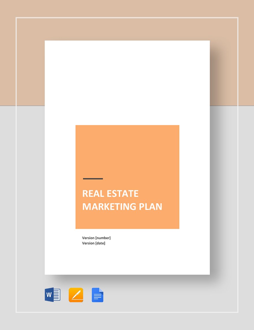 Real Estate Marketing Plan 