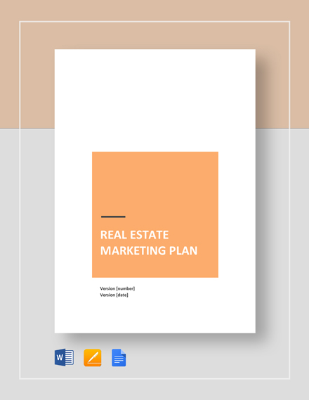 real estate marketing plan