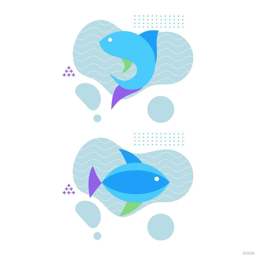 Abstract Fish Vector in Illustrator, EPS, SVG, JPG, PNG