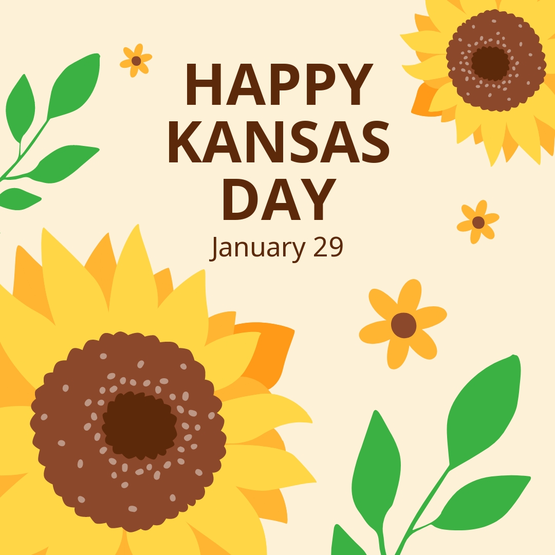 Free Happy Kansas Day Instagram Post Template
