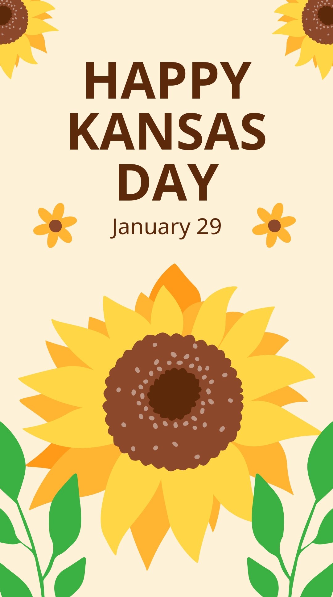 Free Happy Kansas Day Instagram Story Template