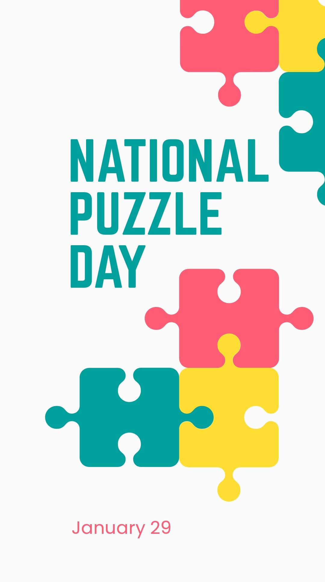 National Puzzle Day Instagram Story Template