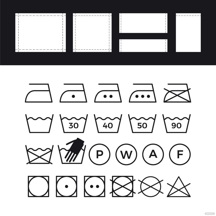 Clothing Label Vector in Illustrator, EPS, SVG, JPG, PNG