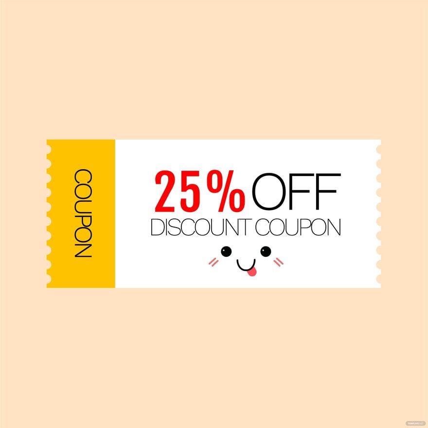 Discount Coupon Vector in Illustrator, EPS, SVG, JPG, PNG