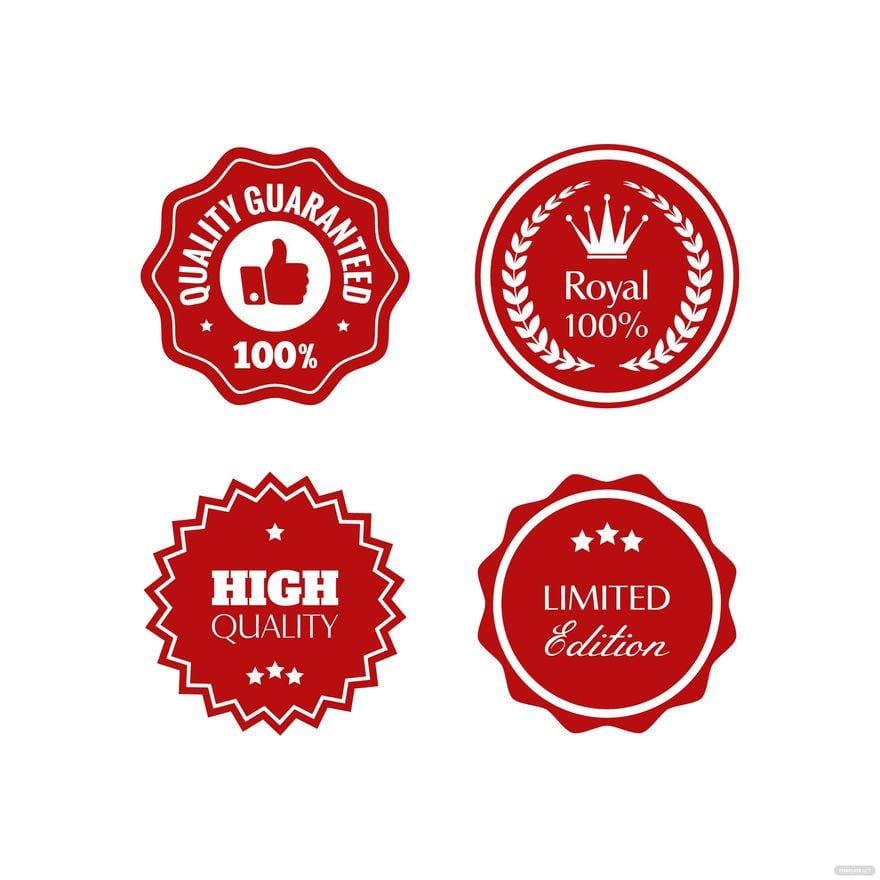 Free Quality Label Vector