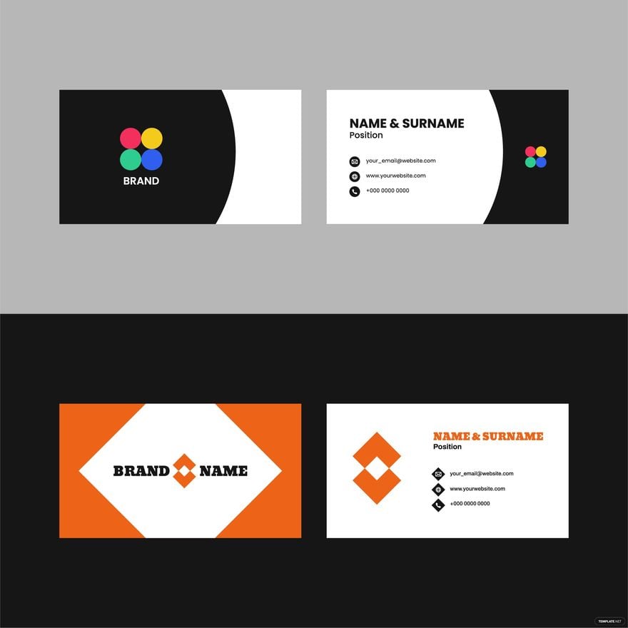 Free Simple Business Card Vector