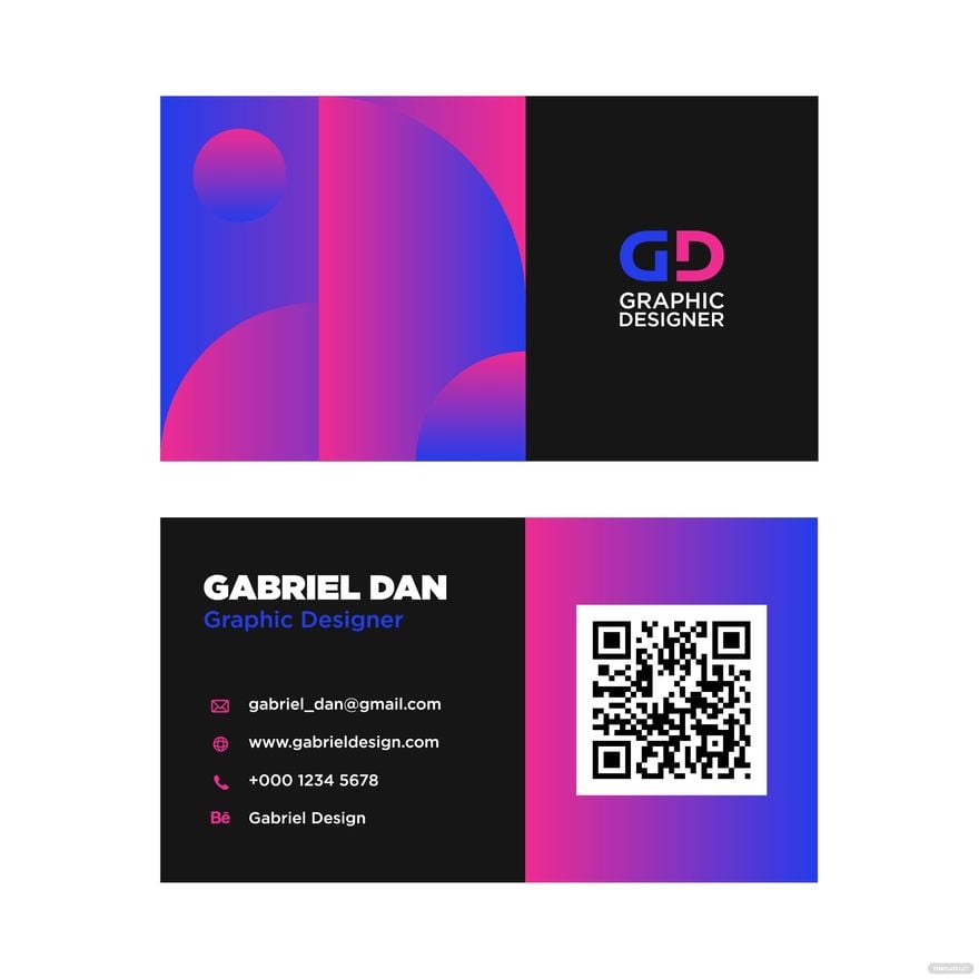 Free Graphic Designer Business Card Vector