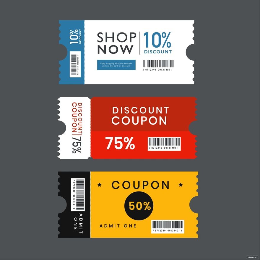 Promotion Coupon Vector