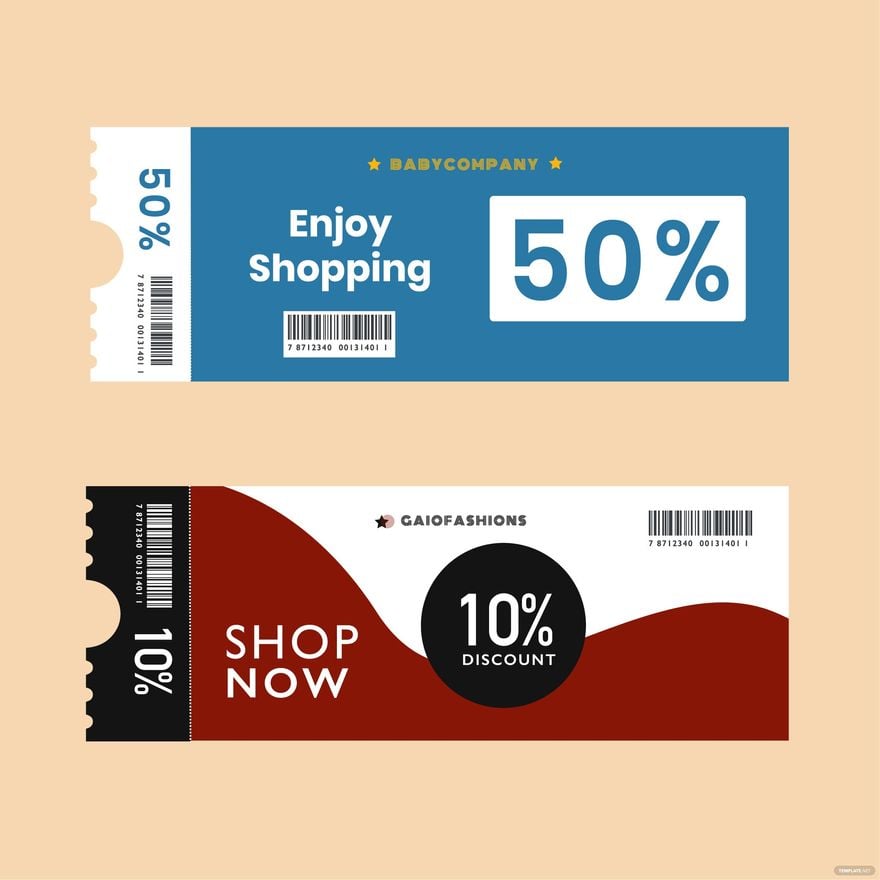 Free Store Coupon Vector