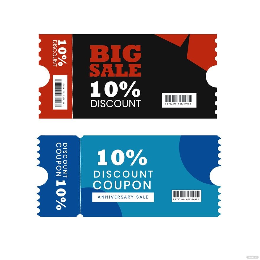 Sale Coupon Vector