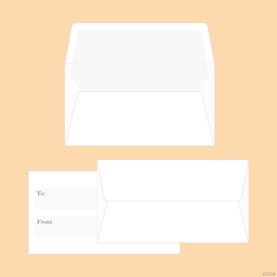 Free White Envelope Vector